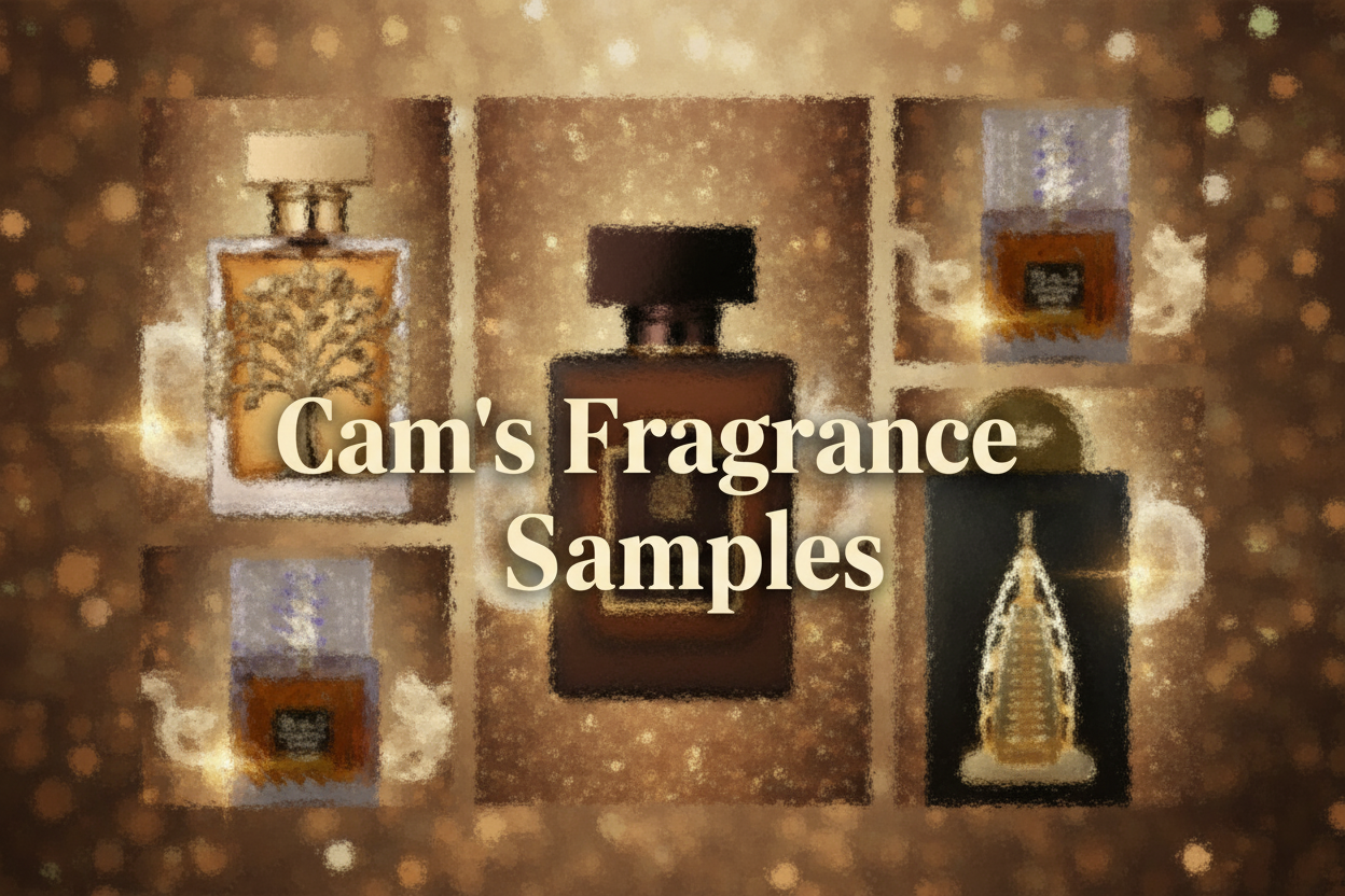 Cam's Fragrance Samples Hero Banner